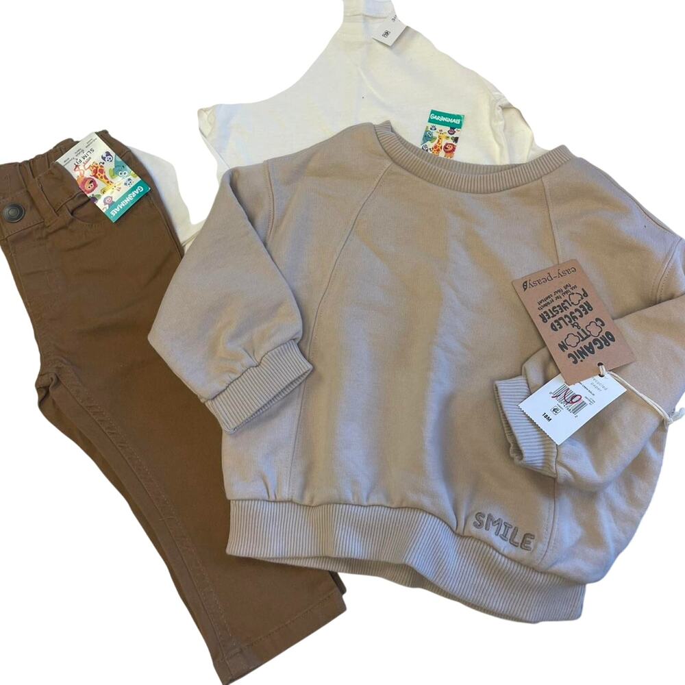 Cream and brown baby